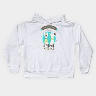 Llama drama Kids Hoodie